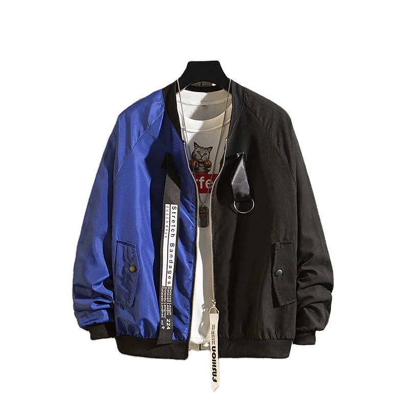 Bomber Jacket Hooded Letter Loose Sportswear Fashion Boy Clothing Teen Men's Jackets & Coats