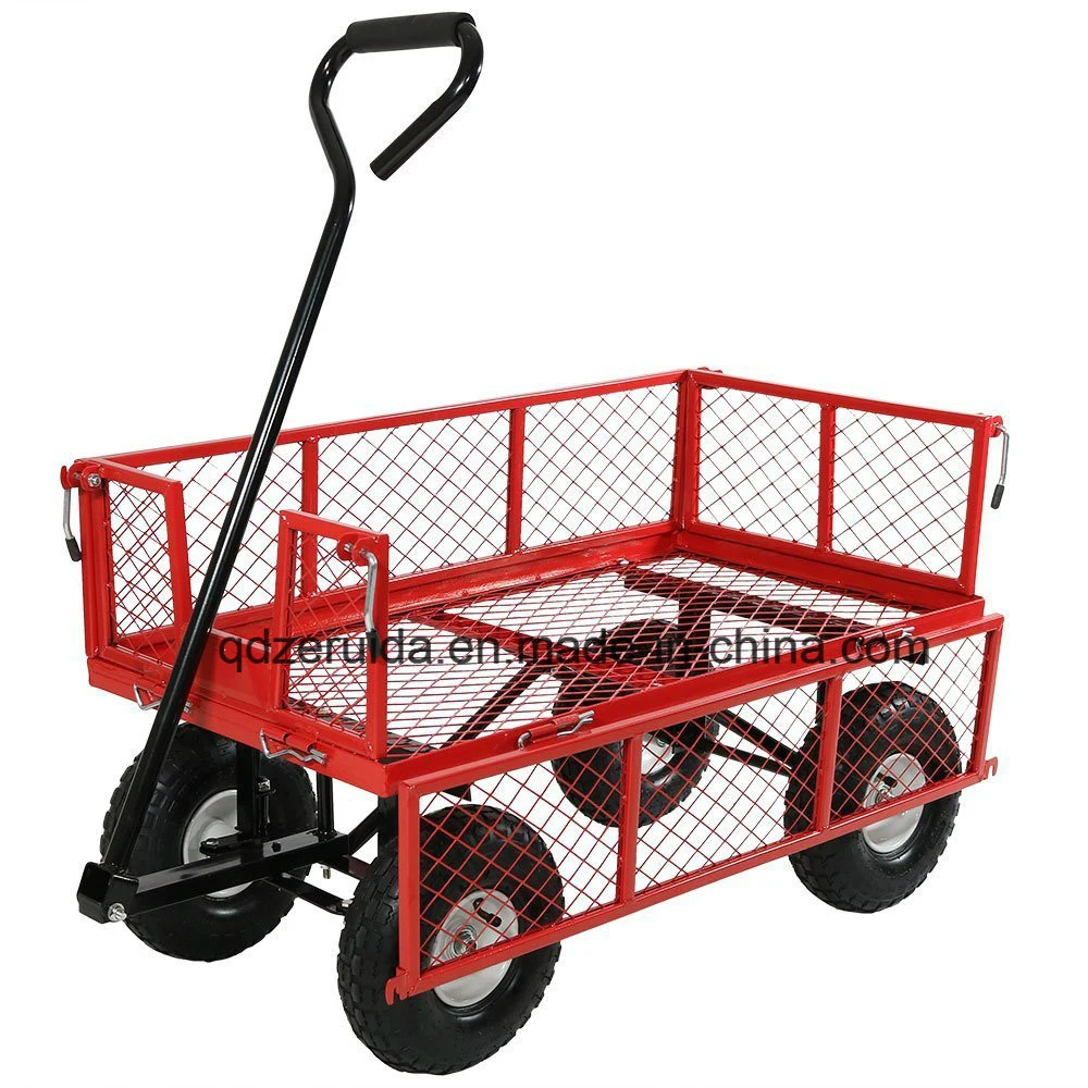 High Quality Heavy Duty Meshed Garden Cart / Garden Tool Cart