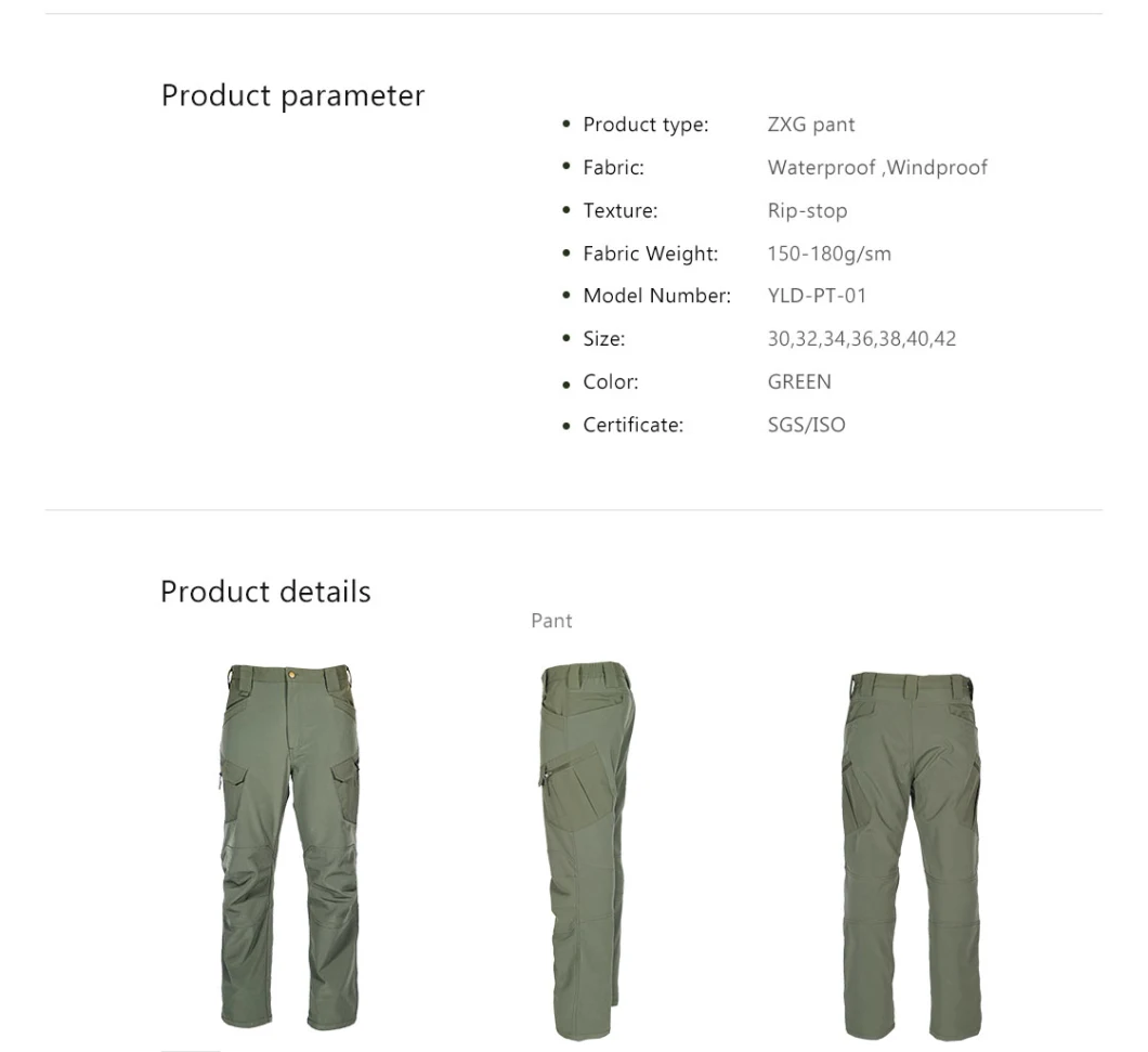 Yalida Green Army and Military Camouflage Car Go Pants, Tactical Camo Pants, Outdoor Pants