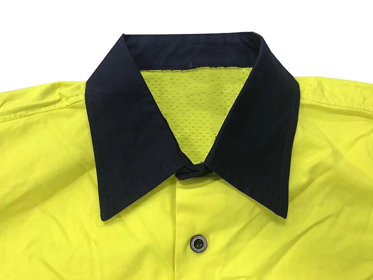 High Tear Strength Customization Work Shirt Jacket for Factory Industrial Working Safety