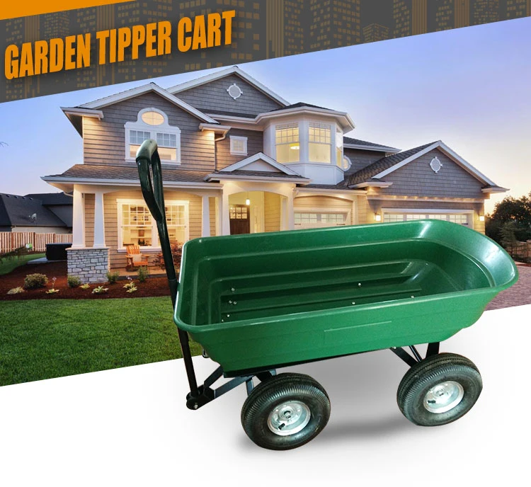 Garden Cart/Strong Plastic Tray Garden Tool Cart