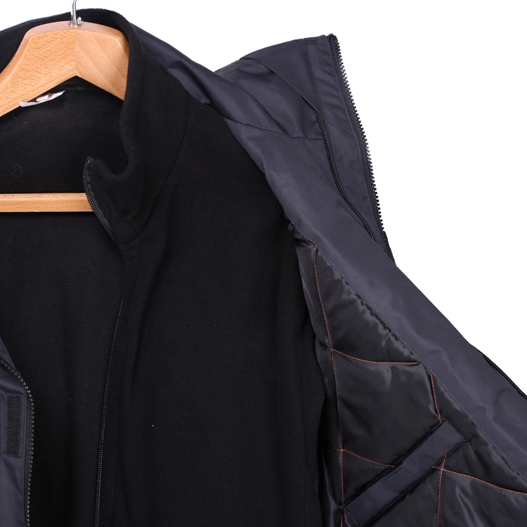 Industrial Windproof Winter Padding Working Jacket with Hoods