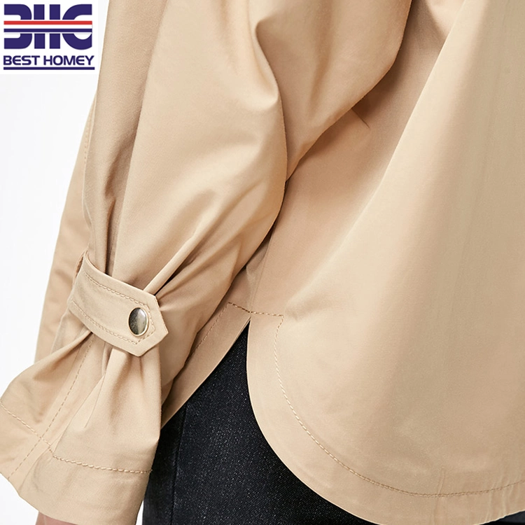 Ladies High Quality Button Breasted Jacket Women Fashion Clothes