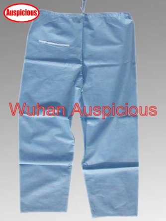 Disposable SMS Non Woven Trousers with One Pocket/Hospital