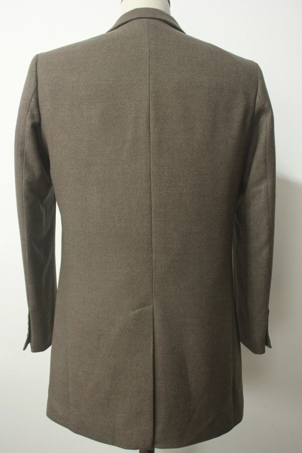 Men's Single Breasted Epsom Coat Winter Overcoat Jacket