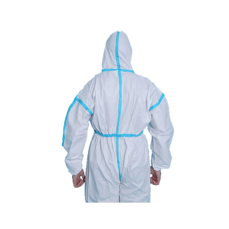 Workwear Working Coverall Lab Coat White Disposable AAMI Level 3 Approved Gown Uniformes Clothing SMS