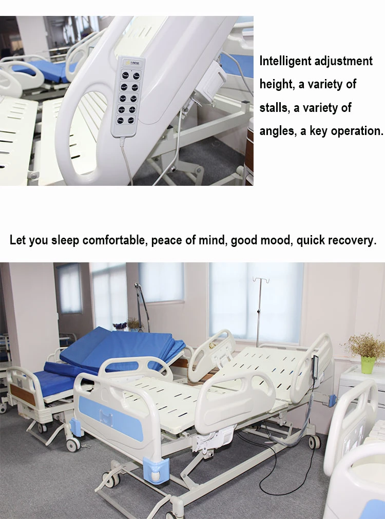 Intelligent Continue Working Luxury Ward Medical Bed From Shanghai Factory