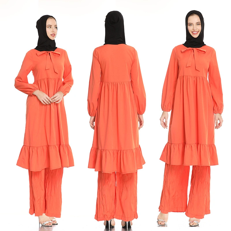 2020 New Design Baju Kurung Kimono Sleeve Muslim Kitenge Fashion Ladies Garments Garments Cardigens Cotton Long Tops for Muslim Women Abaya Caftan