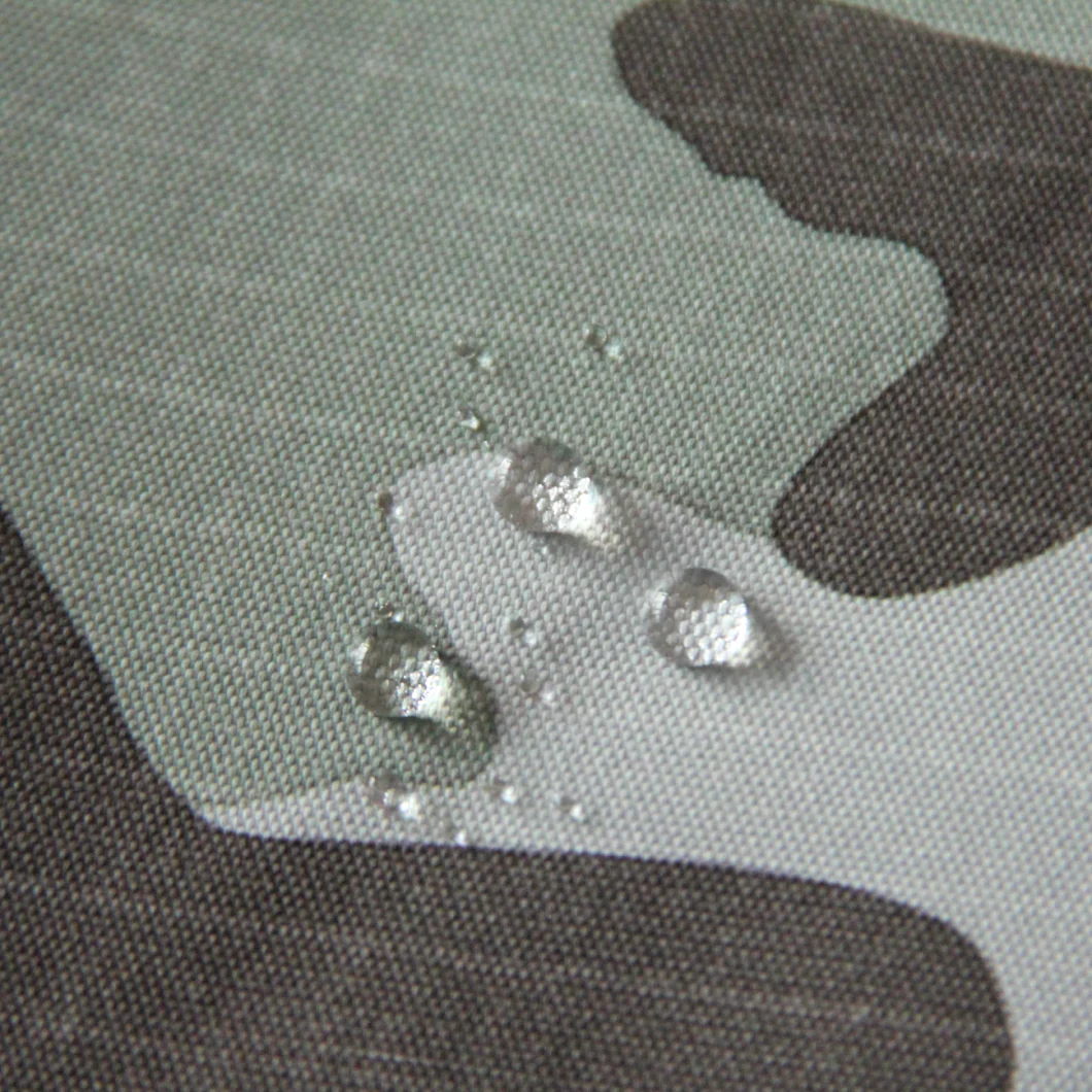 Waterproof TPU Laminate 5K/3K Polyester Print Oxford Woven Fabric for Jackets/Shell/Down/Parka/Uniform