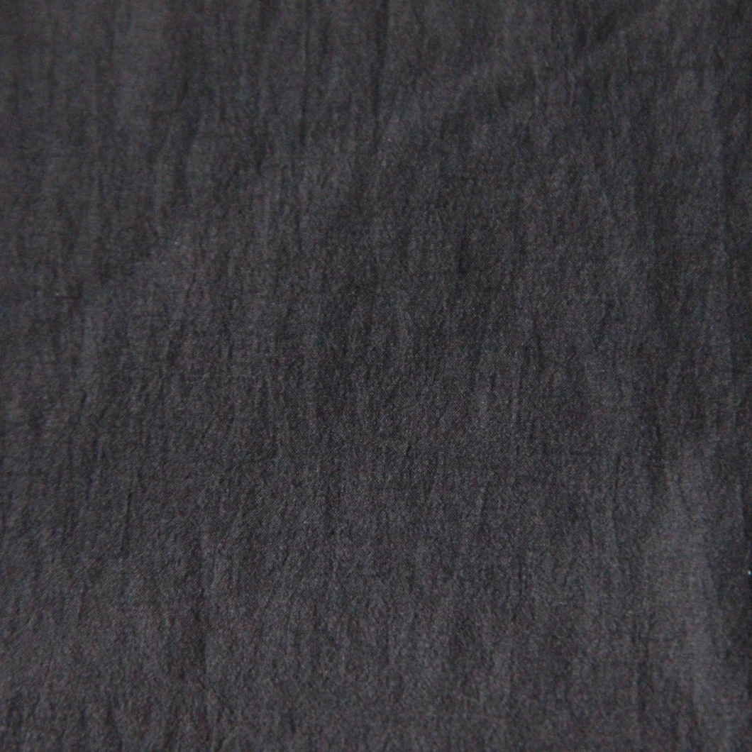 Waterproof TPU Laminate 20d Nylon Black Crepe Woven Fabric for Jackets/Shell/Down/Parka/Uniform