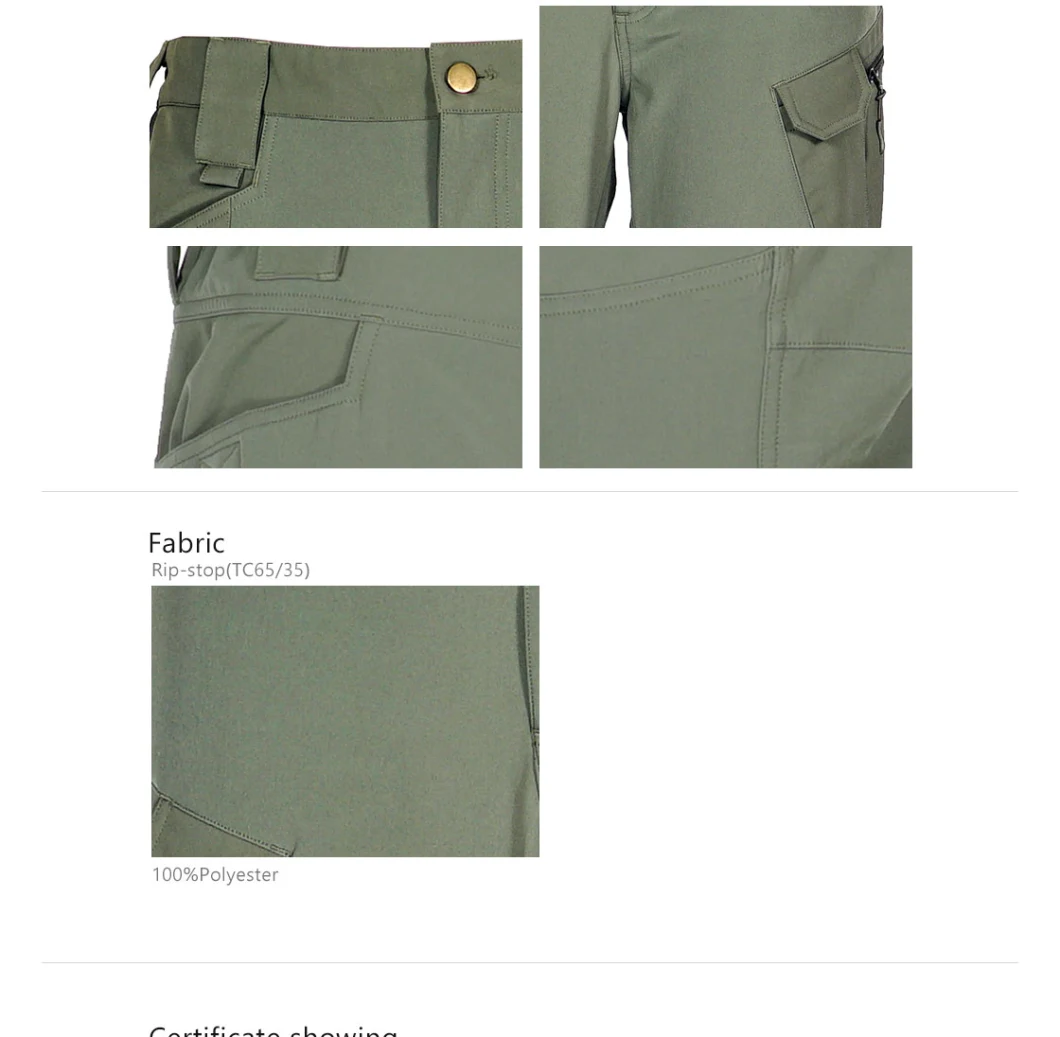 Yalida Green Army and Military Camouflage Car Go Pants, Tactical Camo Pants, Outdoor Pants