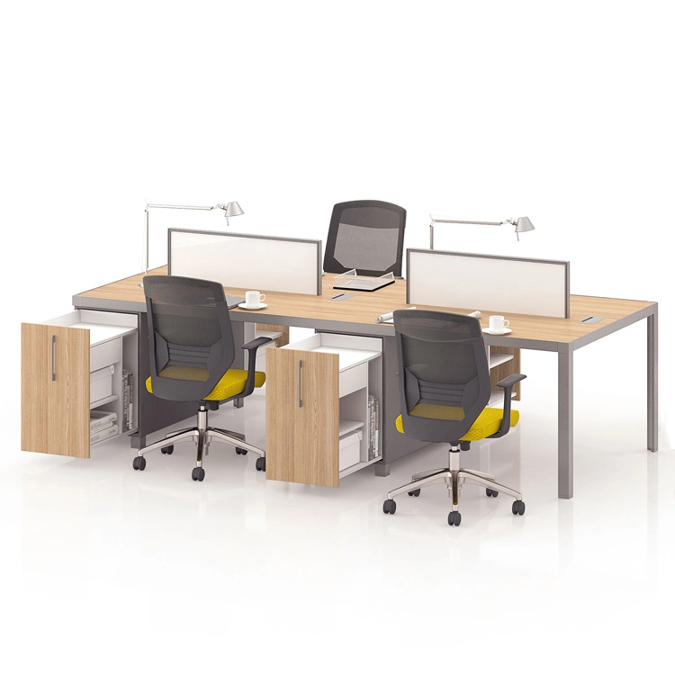 2020 Latest Nice Design Executive MDF Wood Veneer Executive Office Workstation Partition