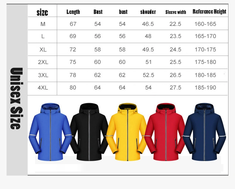 Custom Logo Men Softshell Jacket Zipper Coat Windproof Waterproof Jacket Unisex Outdoor Jackets