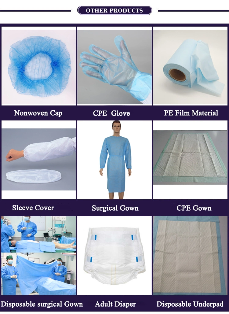 Factory Wholesale Waterproof Medical Disposable Patient Dental Bib/Dental Apron
