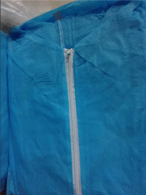 Disposable Aprons Protective Clothing Non-Woven Protect Skin Clothing Plastic Gowns Unisex Fluid Resistant Coverall