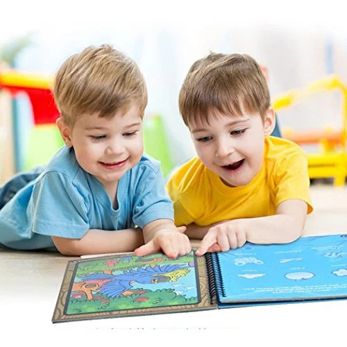 Magic Doodling Water Drawing Mats Reusable Children Painting Picture Book