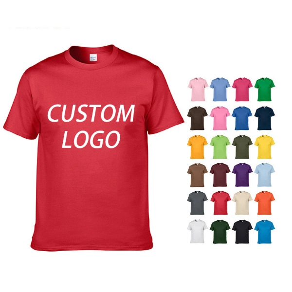 OEM High Quality Wholesale Custom Logo Printed 100 Cotton Men's Tee Shirt