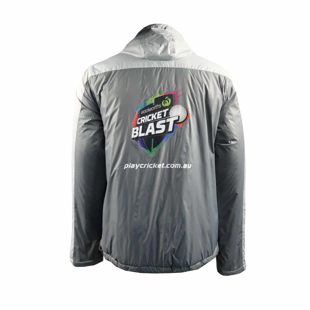 Embroidery Sublimated Printing Polyester Mens New Design Team Sportswear Cricket Uniforms Wholesale Jacket