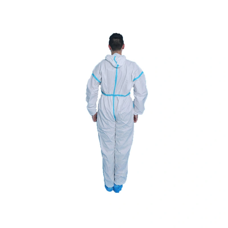 Workwear Working Coverall Lab Coat White Disposable AAMI Level 3 Approved Gown Uniformes Clothing SMS