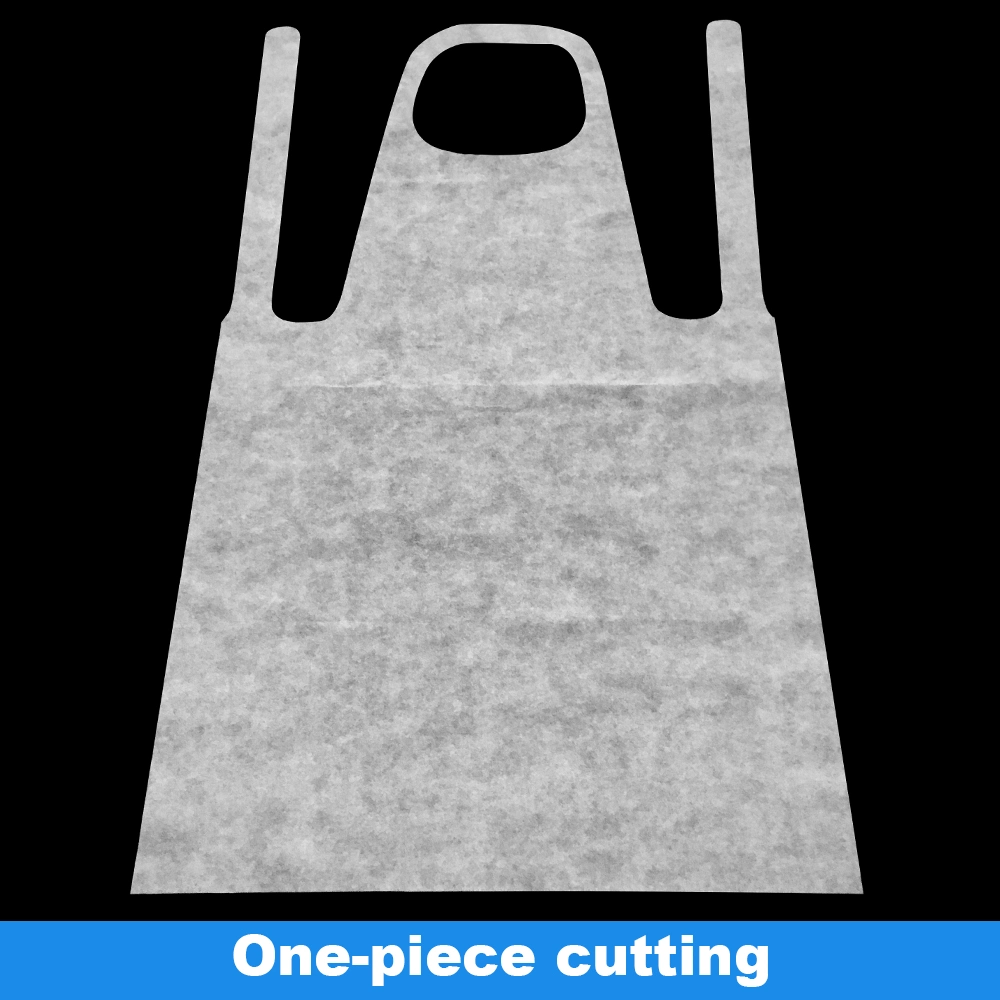 Non Woven Cheap Protective PP Disposable Hospital Apron Disposable PP Apron Sleeveless Protective Non Woven Disposable PP Apron Eco-Friendly Waterproof Apron