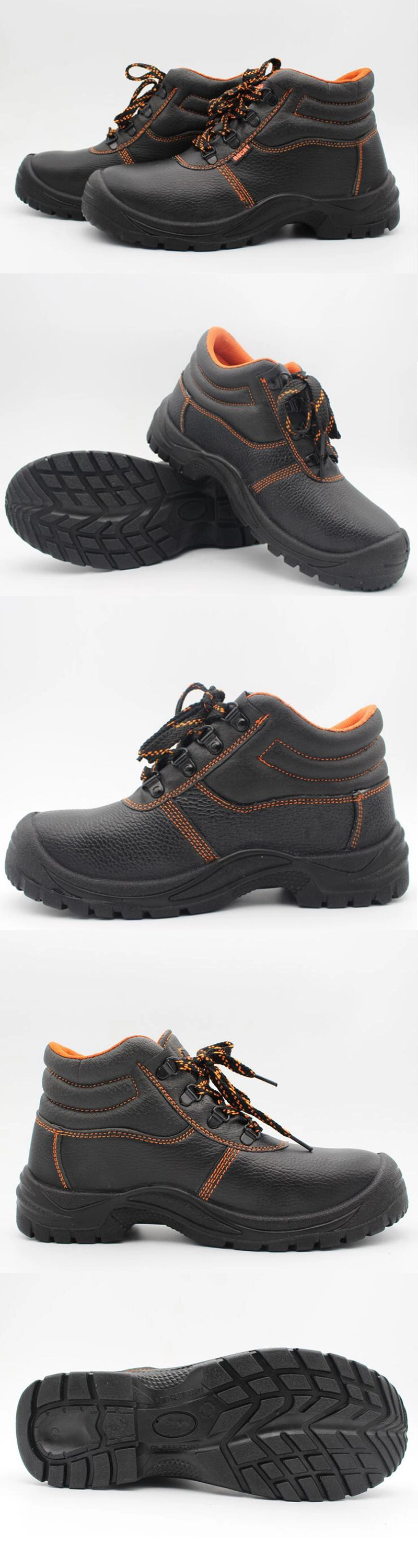 Slip-Resistant Working Safety Shoes Puncture-Resistant Leather Shoes Steel Toes Safety Footwear
