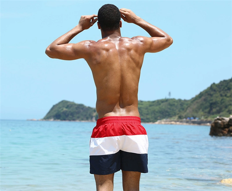 Latest Patchwork Style Board Shorts Beach Pants Men Bathing Shorts Quick Dry Beach Shorts for Men