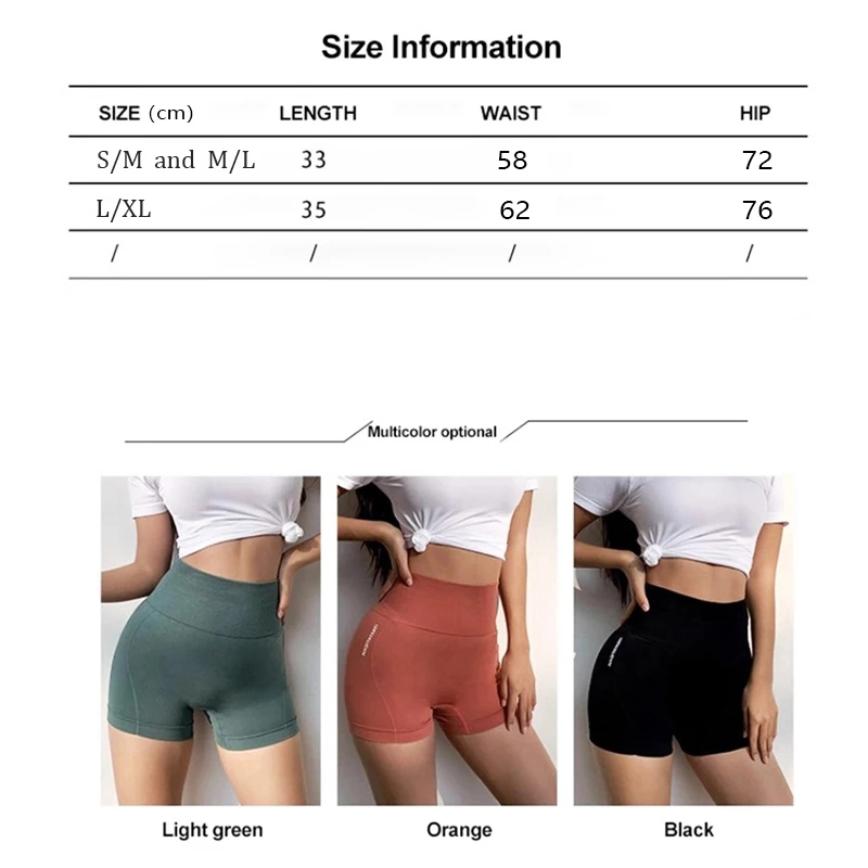 High Waist Workout Shorts Fitness Yoga Shorts Yoga Running Shorts Sport Women Gym Leggings