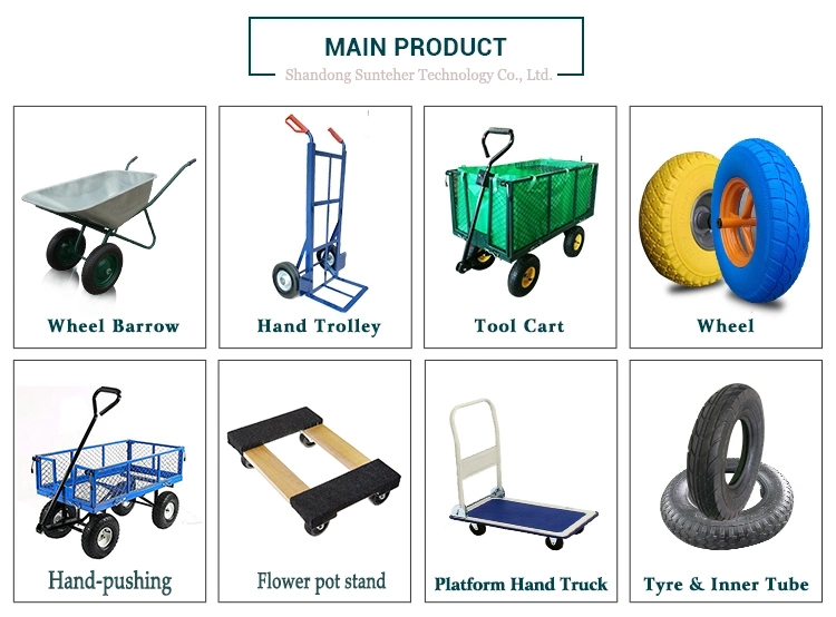 Factory Price Outdoor Beach Cart, Wagon/ Utility Garden Trolley / Four Wheel Folding Garden Tool Cart
