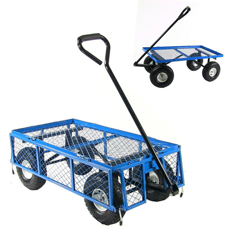 OEM Mesh Foldable Steel Garden Tool Carts Price, Wholesale Garden Carts
