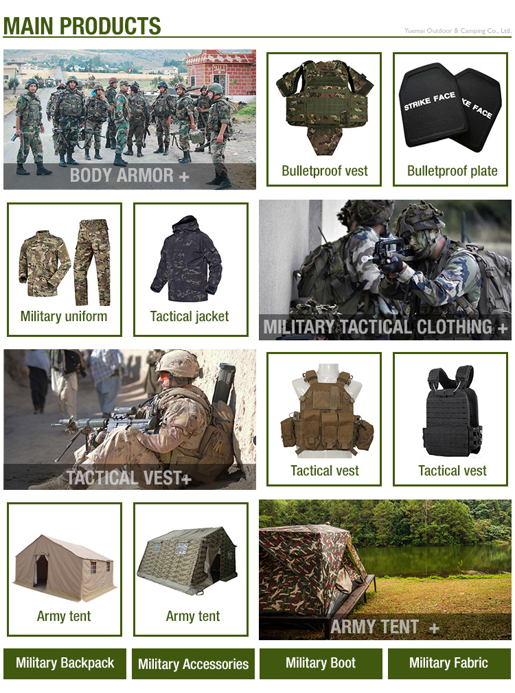 Army Uniform Combat Uniform Desert Camouflage Military Uniform with Ripstop Polycotton Fabric