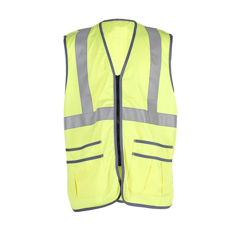 Wholesale Fire Resistant Cotton Nylon Hi Vis Safety Vest Workwear