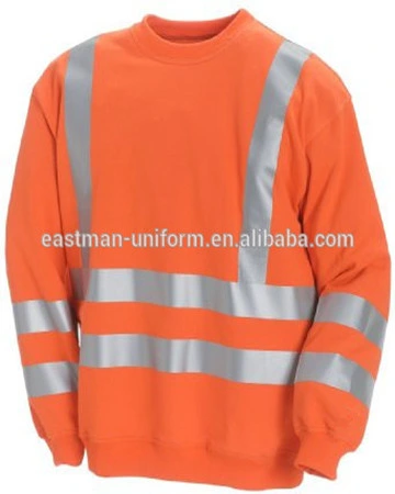 Reflective Tape Safety Working Long Sleeve T-Shirt