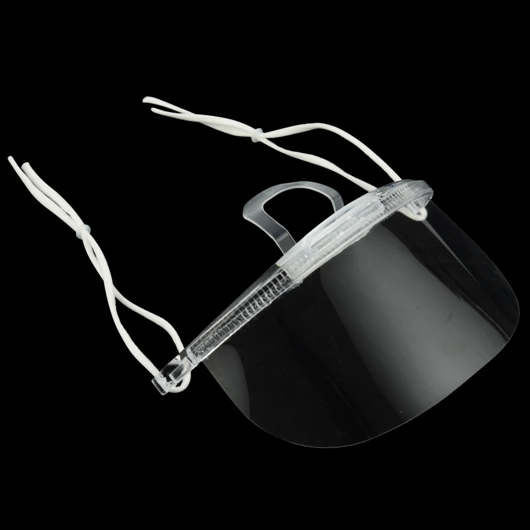 Kitchen Use Chef Tool Anti-Saliva Spray Transparent Plastic Face Shield Mask