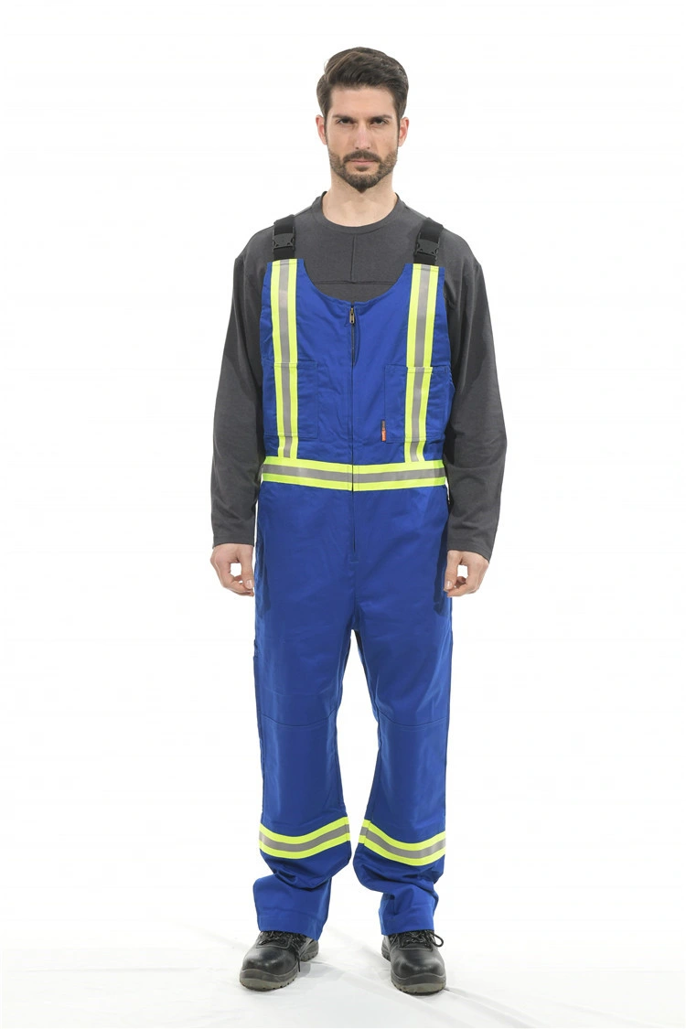 Wholesale Hi-Vis High Quality Bib Pants Industrial Work Uniform Suits