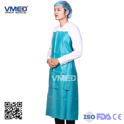 Factory Cooking Restaurant Kitchen Dental PE Apron Disposable Waterproof PE Apron Custom Promotional Apron, PE Waterproof Disposable HDPE LDPE Plastic Apron