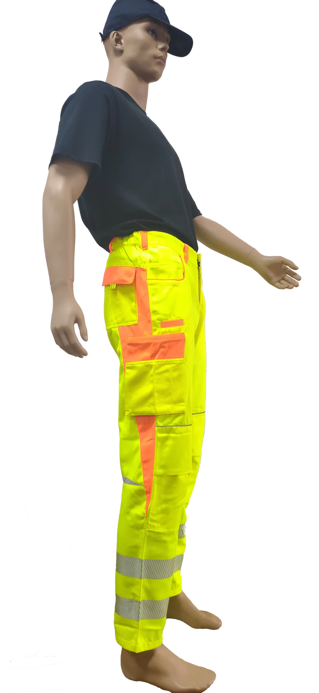 Men's High Visibility Safety Working Trousers