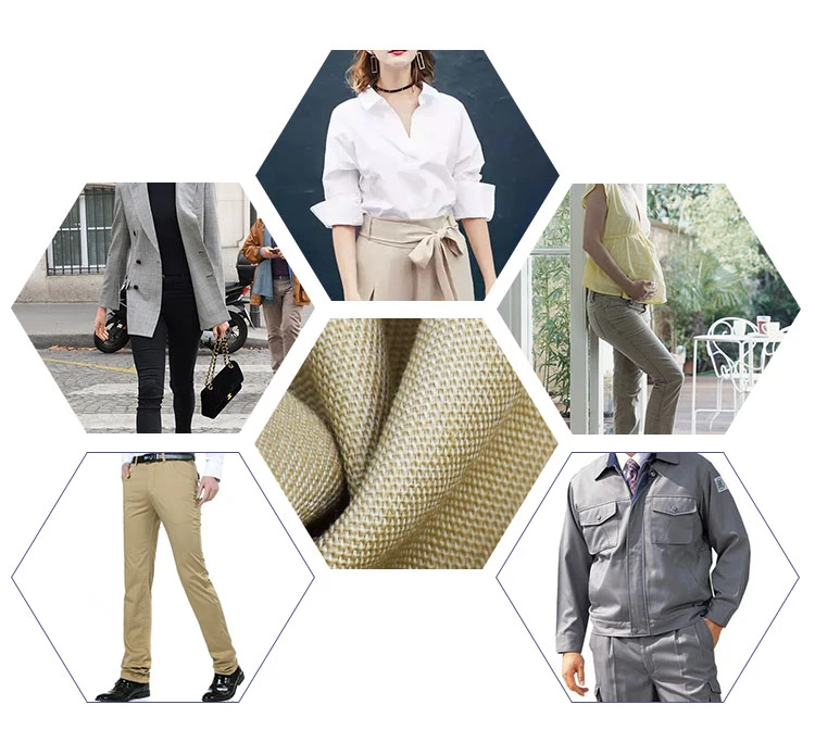 Polyester Rayon/Viscose Twill Fabric for Garment/Workwear Fabrics