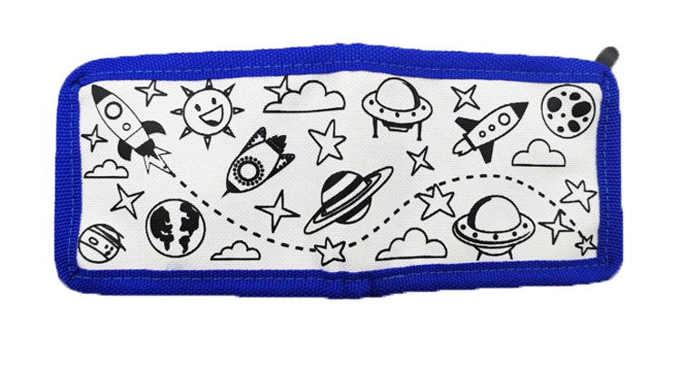 Gift Toys Children DIY Drawing Wallet Bag for Boy Painting