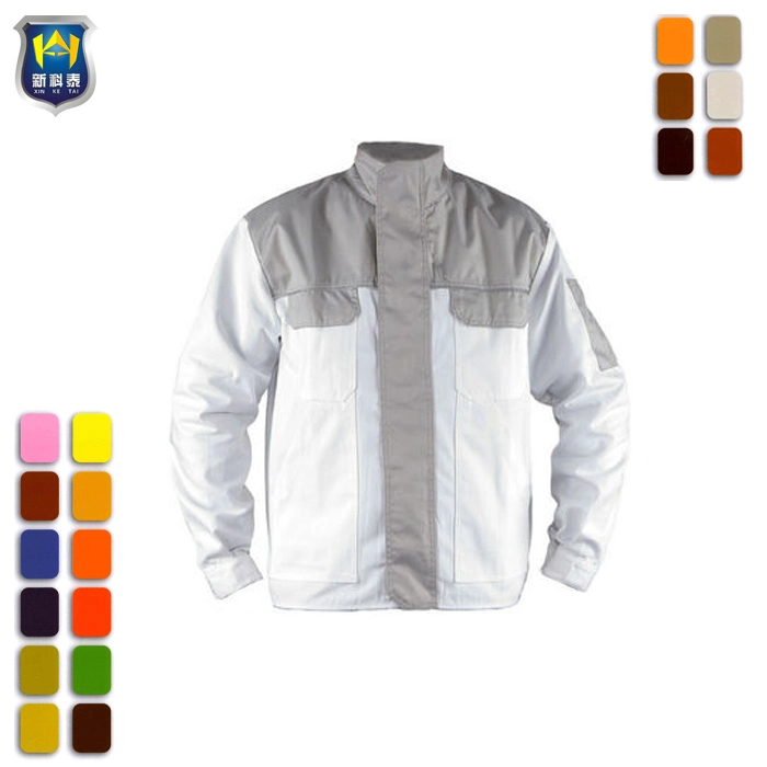 Hotsale Newest Design Man Workers Uniform White Painter's Jackets