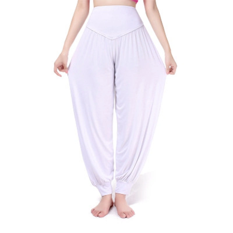 Women Modal Cotton Soft Yoga Pants Sports Dance Harem Pants Loose Pants Casual Pants Esg13624