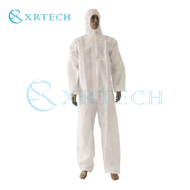 Nonwoven Hotel Cleaning Dustproof PP Protective Overalls for Dustman