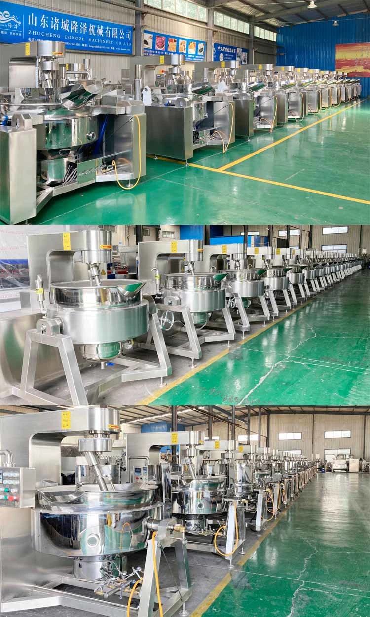 China Supply Chili Sauce Cooking Kettle Automatic Cooking Kettle Cooking Oil Manufacturing Machine