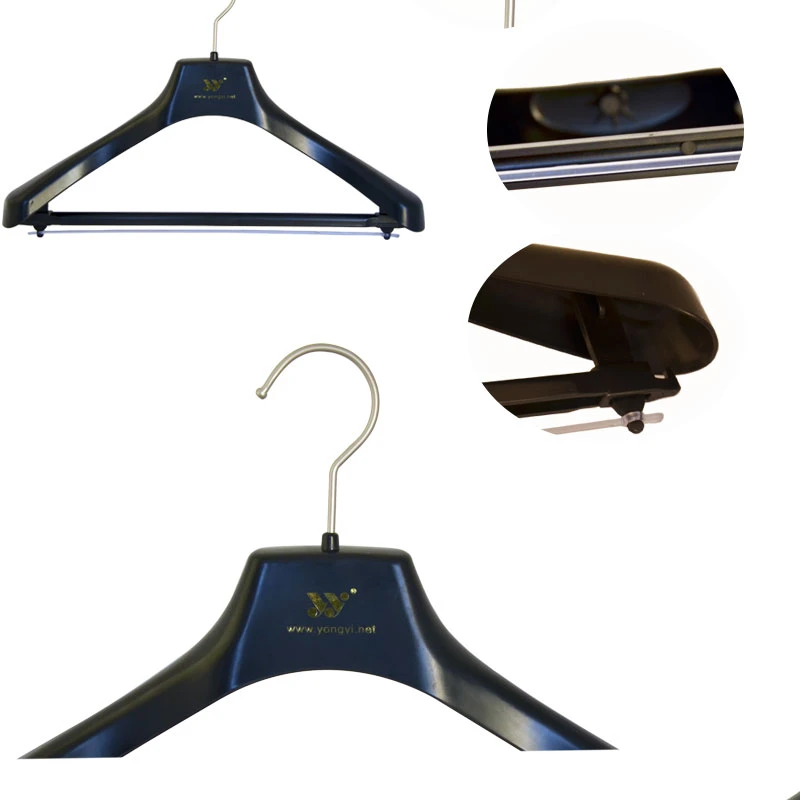 Custom Luxury Brand Clothes Women's Suit Hanger with Trousers Bar