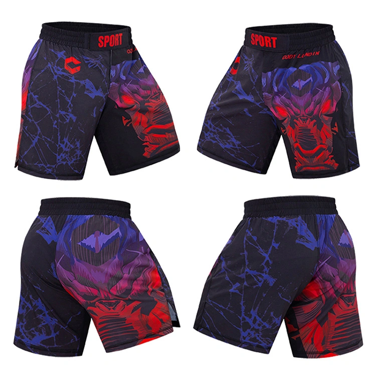 Cody Lundin Basketball Shorts China Manufacture Custom Sublimated MMA Shorts, Ufc MMA Shorts for Sale