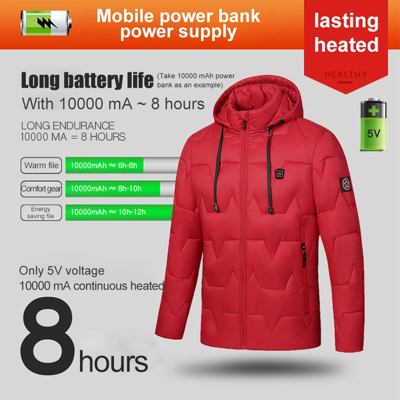 Electric Heated Jackets Warm Heating Work Clothes Cycling Coat Th21022