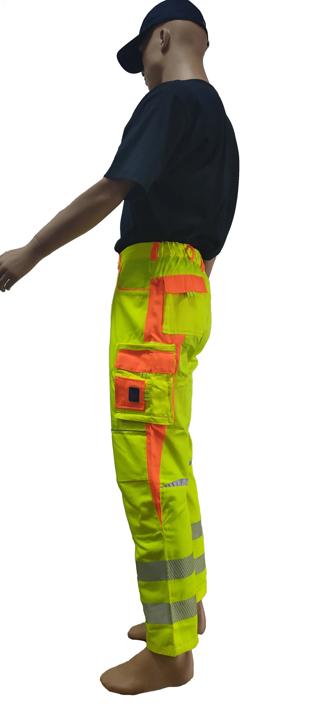 Men's High Visibility Safety Working Trousers