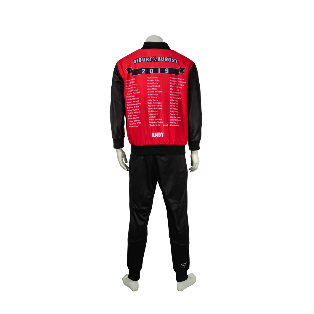 Aibort Hot Sale Unisex Design Baseball Uniform Reversible Jacket and Pants (0A4A1121)