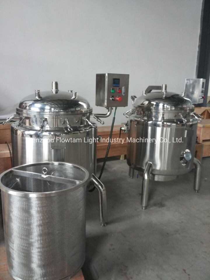 Pneumatic Open Stainless Steel Jacket Cooking Pot