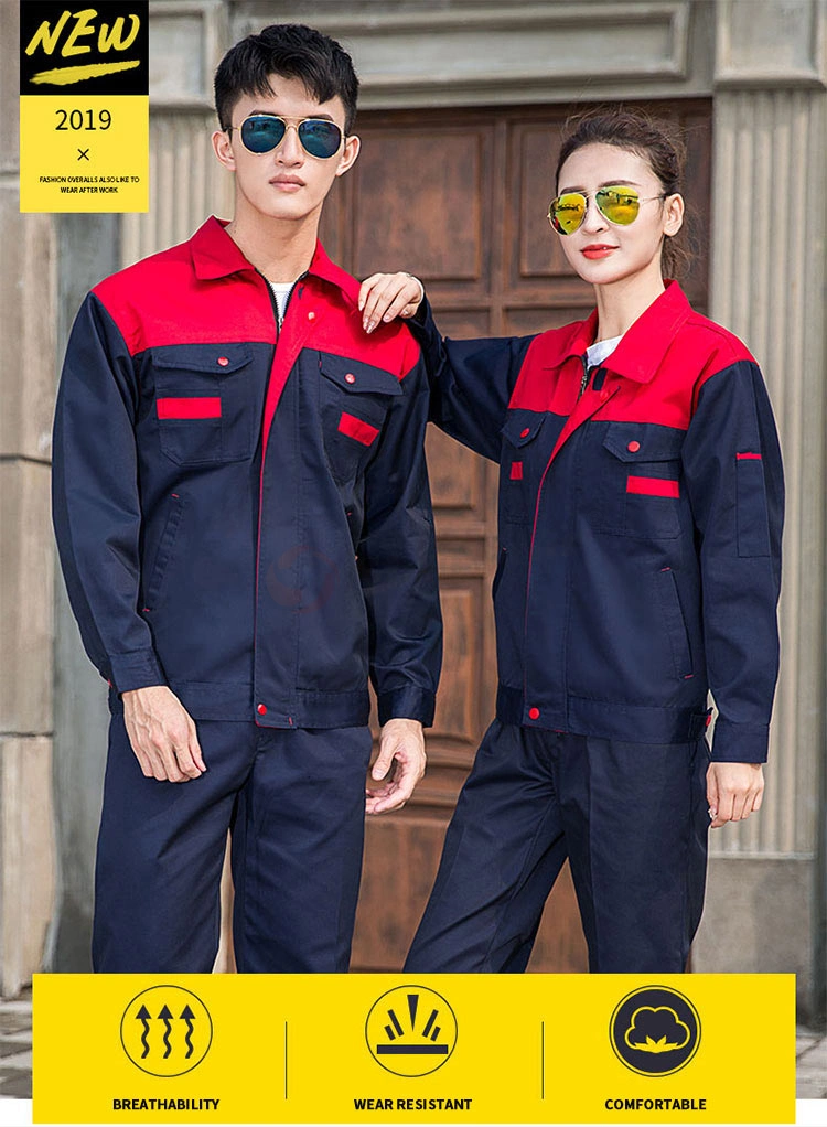 Ss-CD832 Workshop Safety Workwear Custom Uniform Suit Mechanic