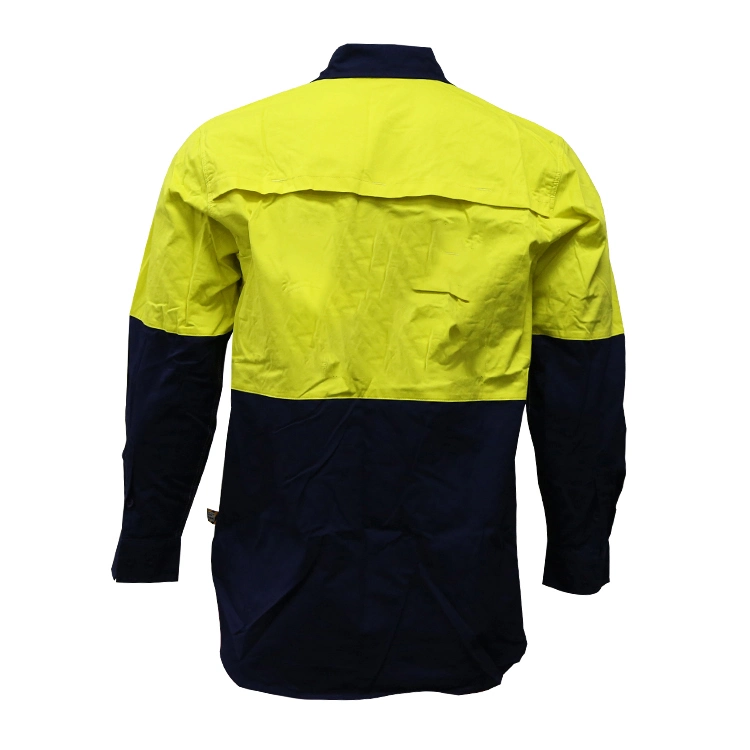 High Tear Strength Customization Work Shirt Jacket for Factory Industrial Working Safety